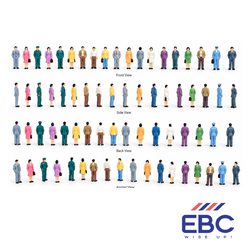 Architectural Model People 1:100 - 20 pcs